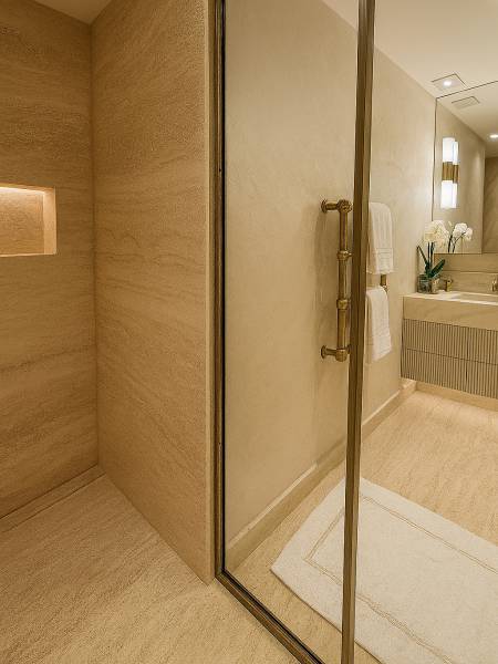 Réalisation Béton Ciré éco responsable – Saint-Tropez Golfe de Saint-Tropez Var 83