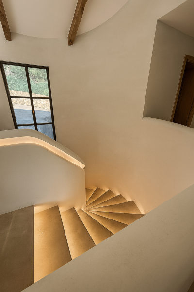 Enduit Minéral 000 Saint-Tropez, élégance minérale et architecture intérieure d’exception