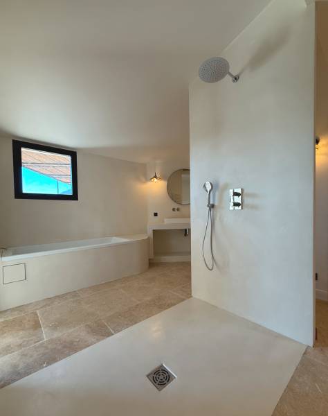 Pose de béton ciré sur placo et carrelage