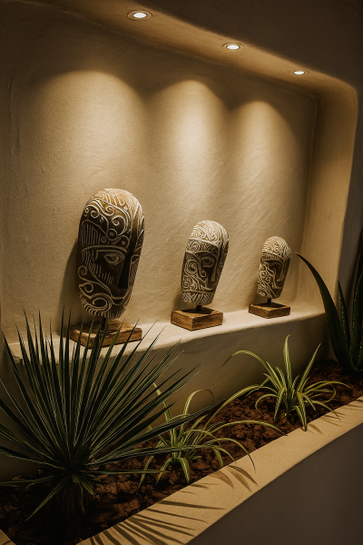 Application Béton Ciré sol et murs dans un restaurant a Sainte-Maxime Var Golfe de Saint-Trope